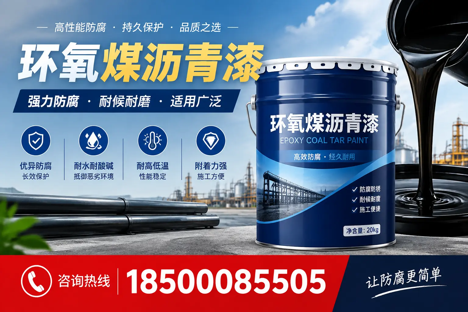环氧煤沥青漆在不同气候条件下的表现分析，抚顺适用性