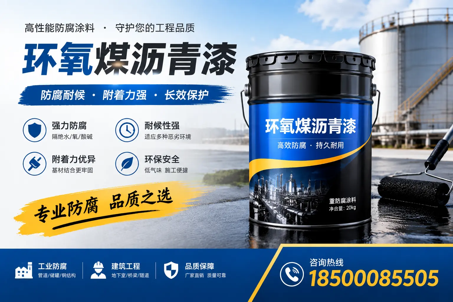 如何选择适合的环氧煤沥青漆？抚顺市场选型指南